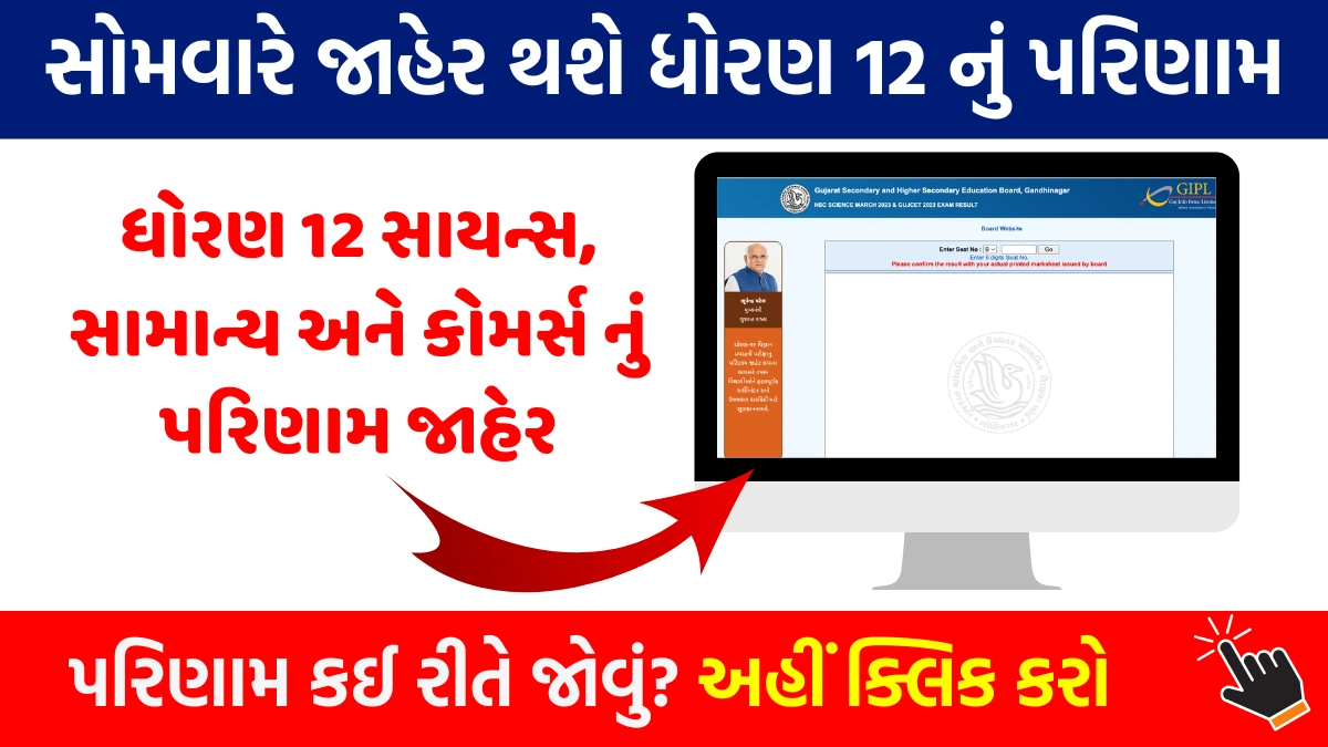 ધોરણ 12 પરિણામ 2025