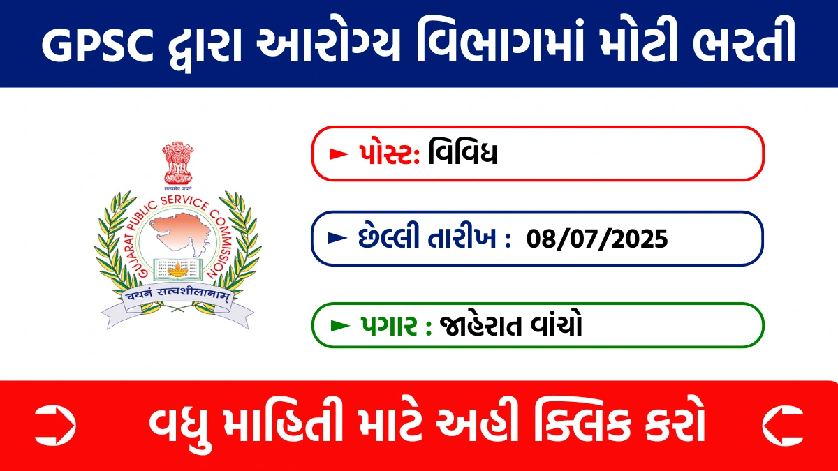GPSC Recruitment 2025