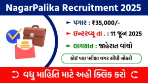 Gujarat NagarPalika Recruitment 2025