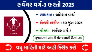 Surveyor Class-3 Recruitment 2025
