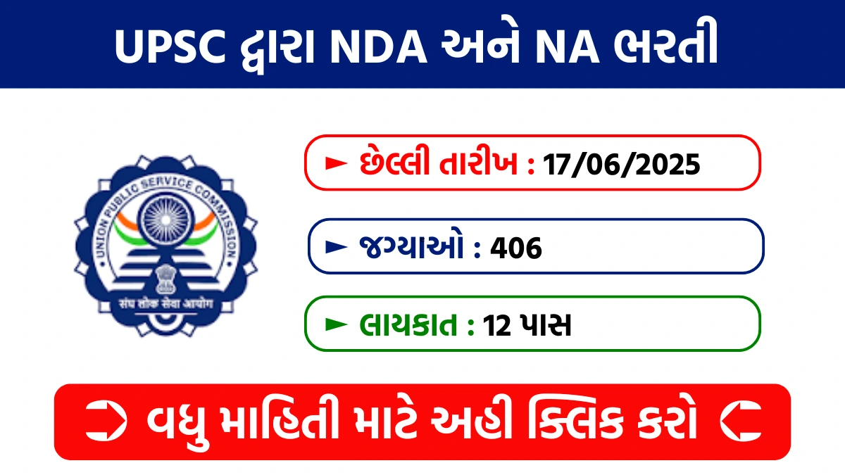 UPSC NDA And NA Requirenent 2025
